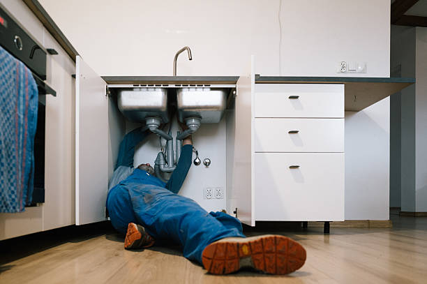 Professional Pipe Repair technician working in Lattimore, NC